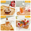Round Ice Cube Tray With Storage Box Quick Demould Ice Cube Moulds Creative Party Bar Kitchen Square Container Cold Drink Set La Cuisine de Mimi