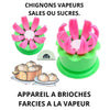 APPAREIL A BRIOCHES FARCIES A LA VAPEUR - BANH BAO VAPEURS SALES OU SUCRES. La Cuisine de Mimi