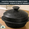 COCOTTE COREENNE EN PIERRE ET FONTE D'ALUMINIUM - KOREAN STONE POT BIBIMBAP La Cuisine de Mimi