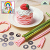 EXTRUDEUSE DE PÂTE A SUCRE en Acier Inoxydable avec 20 Disques d'extrusion pour Gâteau Sucre. La Cuisine de Mimi