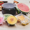 6PCS Adaptable Lid Silicone Cover Food Caps Elastic Stratchy Fresh Microwave Lids Stretch Silicone Cover For kitchen accessories La Cuisine de Mimi