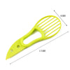 3 In 1 Avocado Slicer Shea Corer Butter Fruit Peeler Cutter Pulp Separator Plastic Knife Kitchen Vegetable Tools Kitchen Gadgets La Cuisine de Mimi