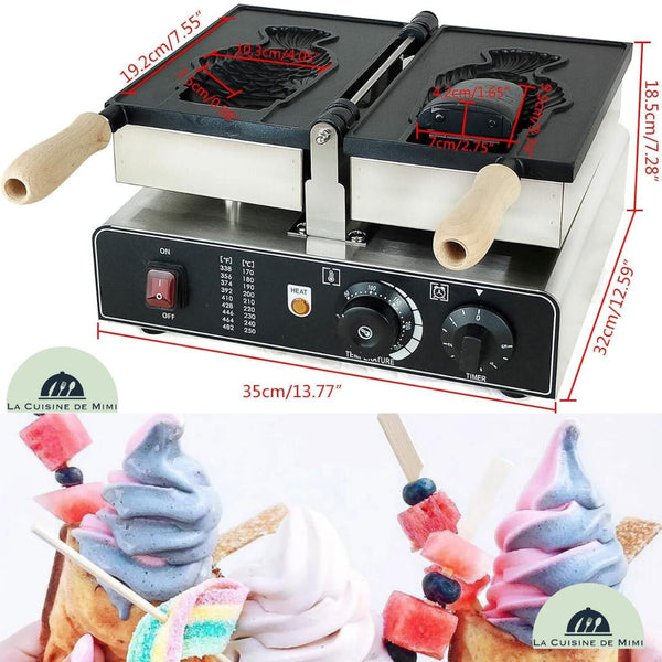 MACHINE A DE GLACE FORME POISSON TAIYAKI La Cuisine de Mimi