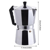 Stovetop Camping Manual Cuban Moka Pot Italian-style Espresso Coffee Pot Home Brewing Coffee Machine Hand-brewed Coffee Tool La Cuisine de Mimi