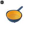 Double Drain Basket Bowl Kitchen Plastic Washing Storage Basket Strainers Bowls Drainer Vegetable Large-capacity Cleaning Basket La Cuisine de Mimi