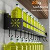 Kitchen Organizer Shelf Wall-mounted Spice Storage Rack Kitchen Knife Holder Wall Seasoning Chopstick Spoon Shovel Storage Sheif La Cuisine de Mimi