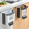 9L Folding Waste Bins Kitchen Garbage Bin Foldable Car Trash Can Wall Mounted Trashcan for Bathroom Toilet Waste Storage Bucket La Cuisine de Mimi