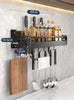 Kitchen Organizer Shelf Wall-mounted Spice Storage Rack Kitchen Knife Holder Wall Seasoning Chopstick Spoon Shovel Storage Sheif La Cuisine de Mimi