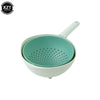 Double Drain Basket Bowl Kitchen Plastic Washing Storage Basket Strainers Bowls Drainer Vegetable Large-capacity Cleaning Basket La Cuisine de Mimi