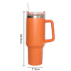 40oz Mug Tumbler With Handle Insulated Tumbler With Lids Straw Stainless Steel Coffee Tumbler Termos Cup for Travel Thermal Mug La Cuisine de Mimi