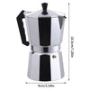 Stovetop Camping Manual Cuban Moka Pot Italian-style Espresso Coffee Pot Home Brewing Coffee Machine Hand-brewed Coffee Tool La Cuisine de Mimi