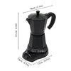 Espresso Maker Electric Coffee Maker Aluminium Mocha Pot Espresso Jug Coffee Maker With Electric Hob 300 Ml 6 Cups La Cuisine de Mimi
