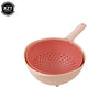 Double Drain Basket Bowl Kitchen Plastic Washing Storage Basket Strainers Bowls Drainer Vegetable Large-capacity Cleaning Basket La Cuisine de Mimi