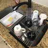 Foldable Stainless Steel Dish Drainer Roll Up Dish Drying Rack Shelf Kitchen Sink Holder Organizer Bowl Tableware Plate Storage La Cuisine de Mimi
