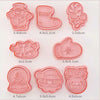 8 Pcs/Set DIY Cake Decorating Tools Christmas Cartoon Biscuit Mould Cookie Cutters Set Plastic Baking Mould Cookie Tools La Cuisine de Mimi