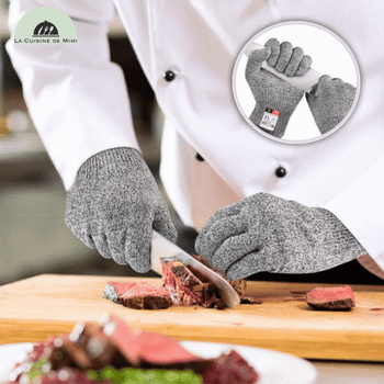Gants de sécurité anti coupure haute résistance HPPE La Cuisine de Mimi