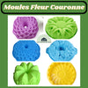 Moules Fleur Couronne™⎮Forme Gâteau Ustensiles De Cuisson La Cuisine de Mimi