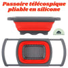 PASSOIRE TELESCOPIQUE PLIABLE™⎮EN SILICONE La Cuisine de Mimi