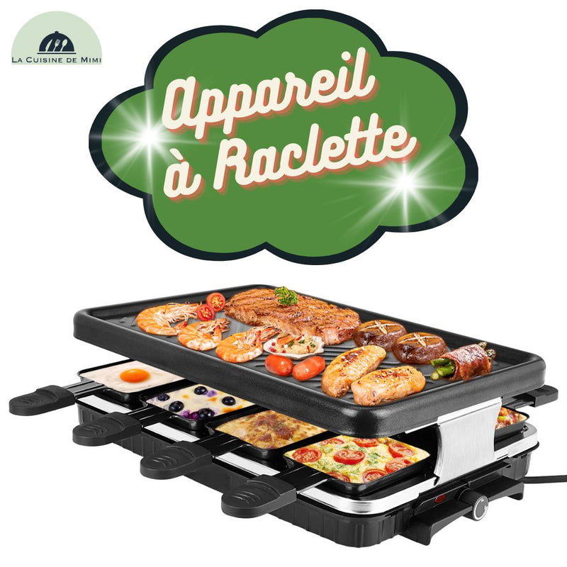 Appareil à raclette 8 personnes La Cuisine de Mimi