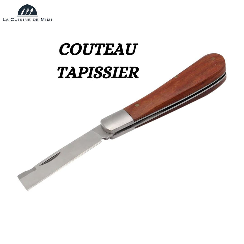 Couteau Inox à champignons, à papier peint, pour électricien. La Cuisine de Mimi