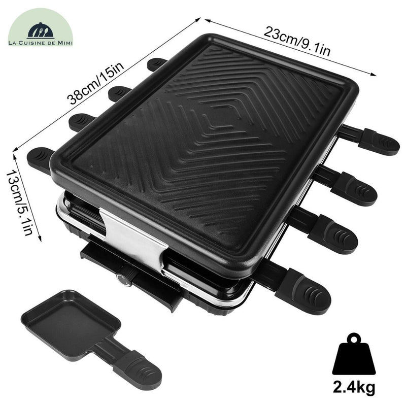 Appareil à raclette 8 personnes La Cuisine de Mimi