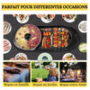 Fondue Coréenne Gril Électrique De Table Antiadhésif 2 en 1 La Cuisine de Mimi