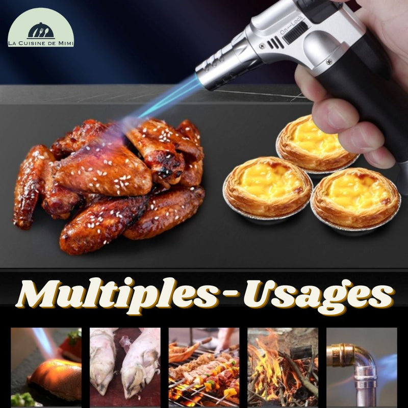 Chalumeau de Cuisine, Pâtisserie et de Barbecue - Rechargeable - La Cuisine de Mimi