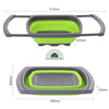 PASSOIRE TELESCOPIQUE PLIABLE™⎮EN SILICONE La Cuisine de Mimi