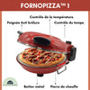FORNOPIZZA™1⎮FOUR à PIZZA ELECTRIQUE, PLAQUE DE PIERRE CERAMIQUE 31cm. La Cuisine de Mimi