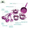 MIMICOOK ENSEMBLE DE CASSEROLES ET POÊLES ANTIADHESIVES ET USTENSILES DE CUISINE 13 PIECES La Cuisine de Mimi