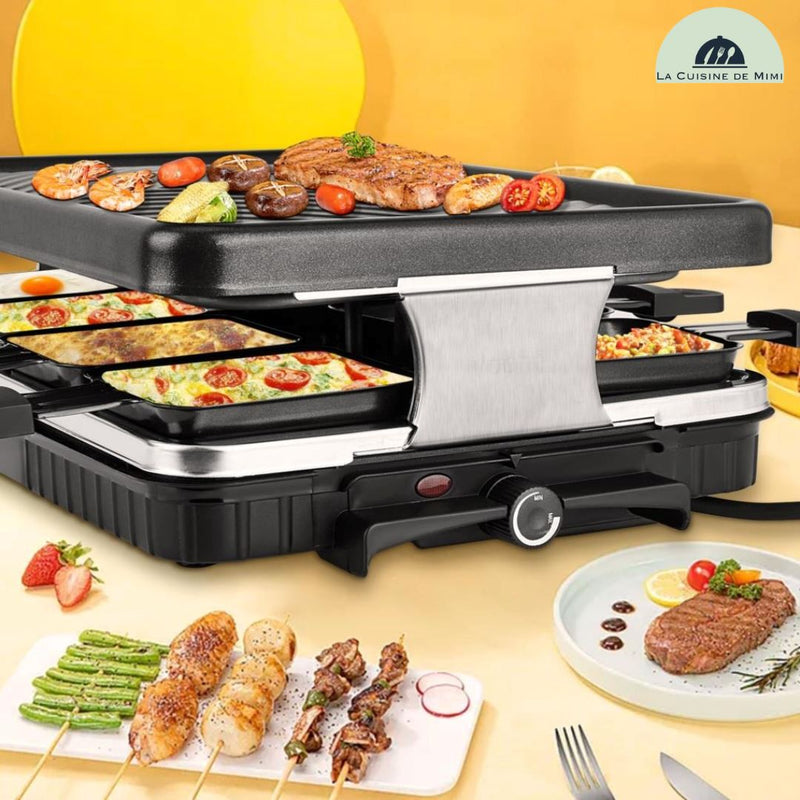 Appareil à raclette 8 personnes La Cuisine de Mimi