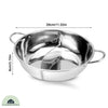 FONDUE CHINOISE SHABU™⎮Marmite Chinoise Inoxydable 2 compartiments La Cuisine de Mimi