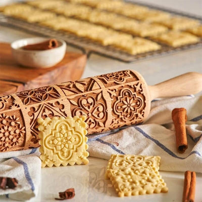 Rouleau à Pâtisserie Décoratif - Rouleau Merveille™ | PâtissArt La Cuisine de Mimi