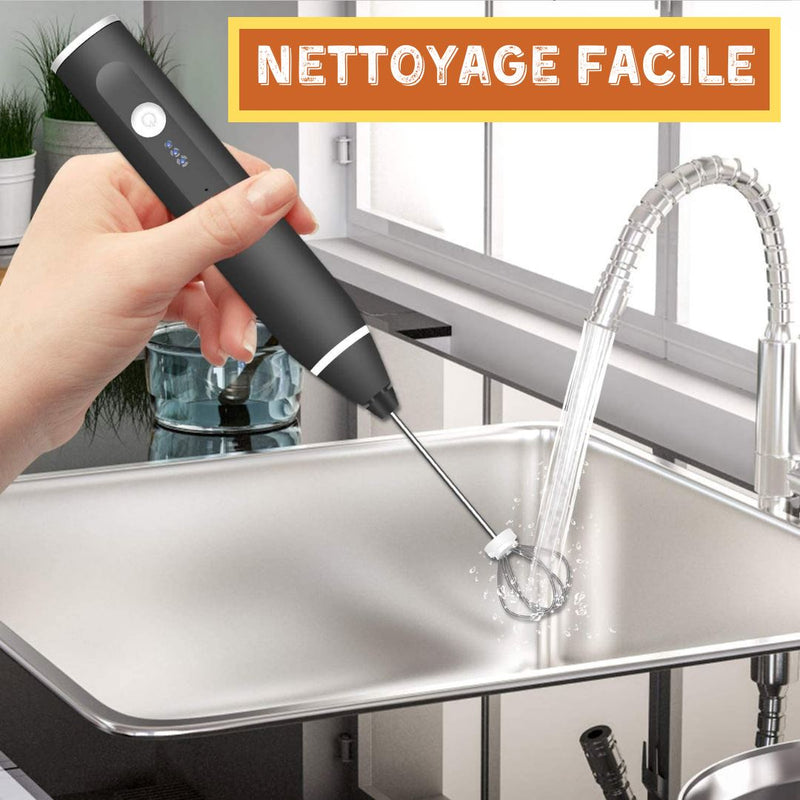 Mousseur à Lait Rechargeable Usb la cuisine de mimi