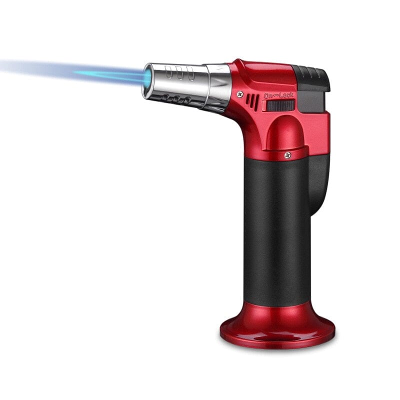 Gas Lighter Windproof BBQ Kitchen Jet Torch Turbine Lighters Smoking Accessories High Capacity Spray Gun Metal Welding Lighter La Cuisine de Mimi
