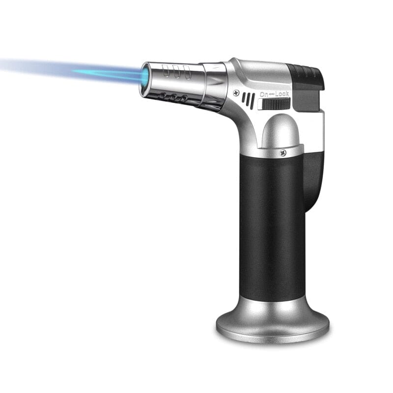 Gas Lighter Windproof BBQ Kitchen Jet Torch Turbine Lighters Smoking Accessories High Capacity Spray Gun Metal Welding Lighter La Cuisine de Mimi