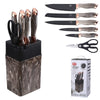 Ensemble de 7pcs de Couteaux de Cuisine avec Aiguiseur La Cuisine de Mimi