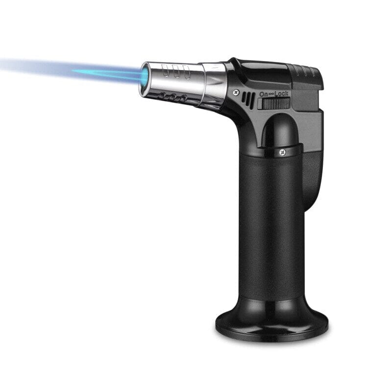 Gas Lighter Windproof BBQ Kitchen Jet Torch Turbine Lighters Smoking Accessories High Capacity Spray Gun Metal Welding Lighter La Cuisine de Mimi