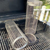 BBQ Net Tube Barbecue Rolling Grilling Basket Grill Tool with Removable Mesh Cover BBQ Accessories Outdoor Camping Cookware La Cuisine de Mimi