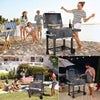 Barbecue Charbon XXL avec Fumoir & Roues | Grill Jardin Premium La Cuisine de Mimi