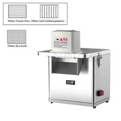 Coupe-Frites Ondulées Inox 220V | Machine Électrique Professionnelle FryWave™ | UltraRapid La Cuisine de Mimi