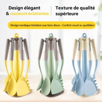 Spatule en silicone | Résistante 230°C La Cuisine de Mimi