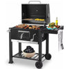 Barbecue Charbon XXL avec Fumoir & Roues | Grill Jardin Premium La Cuisine de Mimi