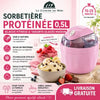 Sorbetière Protéinée 0,5L | Glaces Fitness Maison | Compacte La Cuisine de Mimi