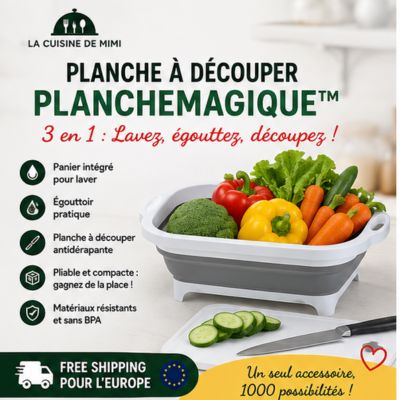Planche à Découper - PlancheMagique™ la cuisine de mimi