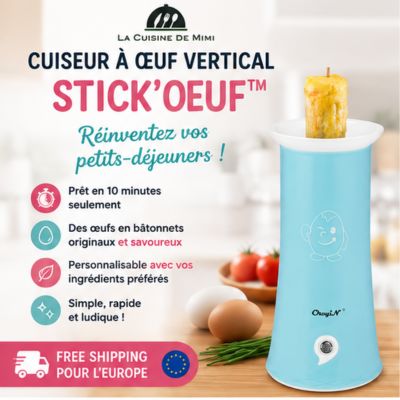 Cuiseur à Oeuf Vertical - Stick'Oeuf™ la cuisine de mimi