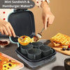 Appareil à mini sandwichs et hamburger | Mini Sandwich & Hamburger Maker™ | Express La Cuisine de Mimi