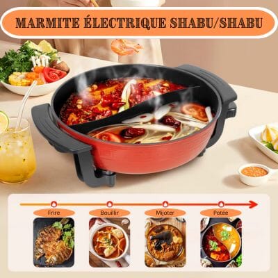 Marmite électrique Shabu/Shabu | ShabuChef™ 6L | MultiCuisine La Cuisine de Mimi