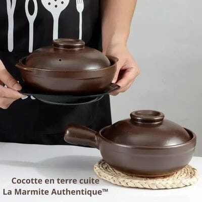 Cocotte en terre cuite | La Marmite Authentique™ La Cuisine de Mimi