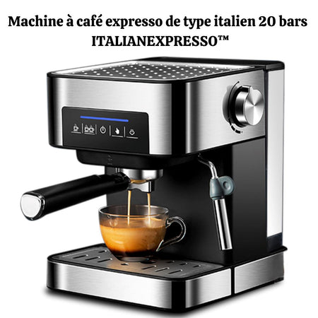 Machine à café expresso de type italien 20 bars | ITALIANEXPRESSO™ La Cuisine de Mimi